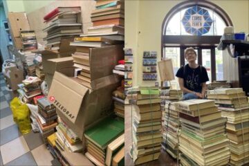 В Киеве отчитались о переработке на макулатуру тысяч книг на русском языке
